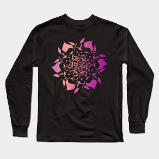 Mandala flowers pattern Long Sleeve T-Shirt